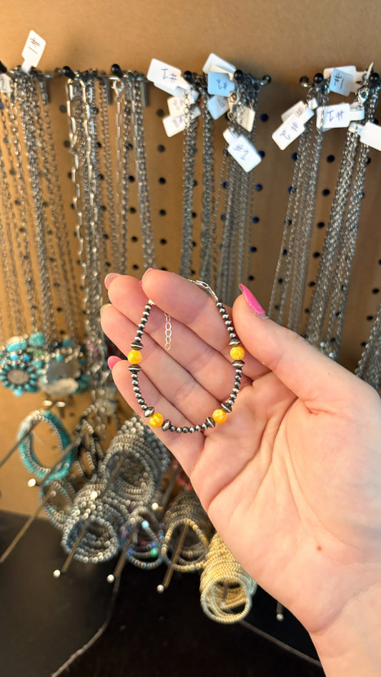 LEMONADE OPAL SAUCER BRACELET